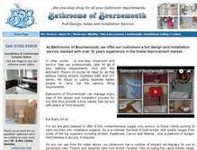 Tablet Screenshot of bathroomsofbournemouth.com